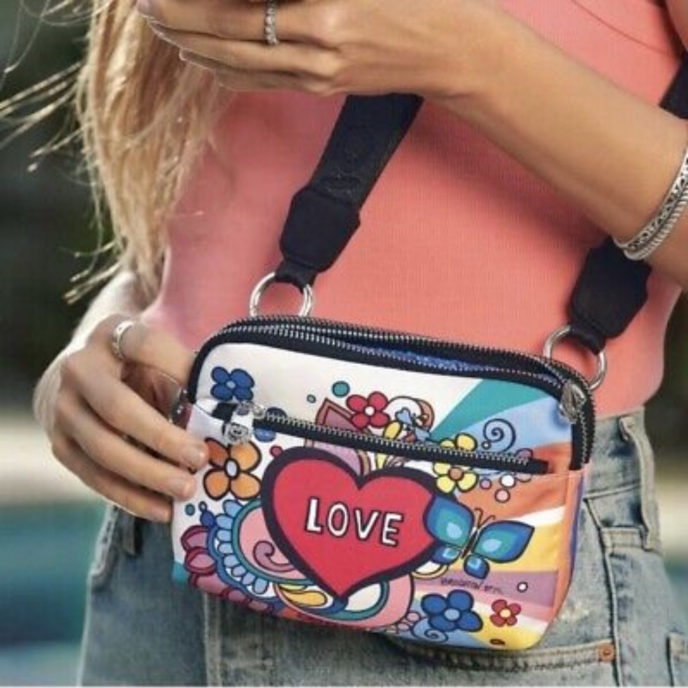 NWT in sealed plastic bag Brighton Power of Love convertible crossbody Bag